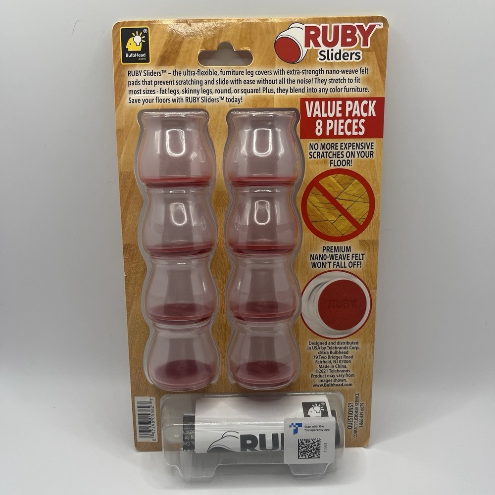 2x-Ruby Sliders As Seen On TV by BulbHead 8 Pack (16 Total) NEW - Picture 5 of 8